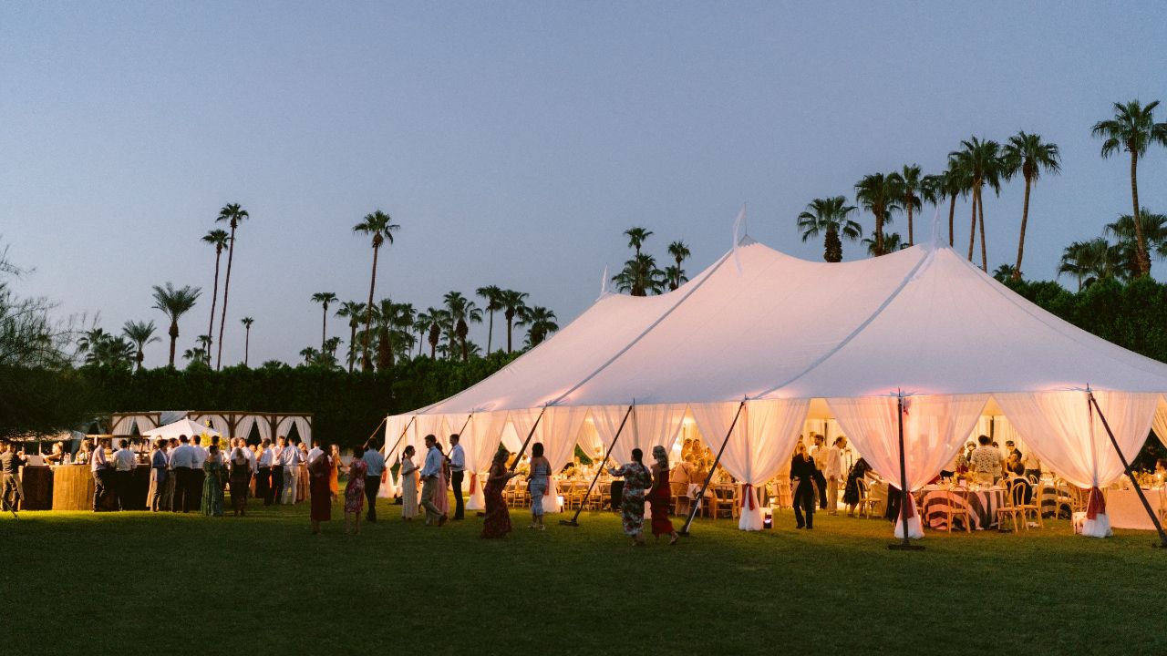Luxury tented wedding in Rancho Santa Fe