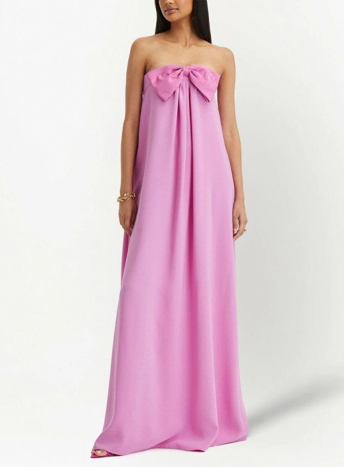 FARFETCH Oscar de la Renta Pink Dress
