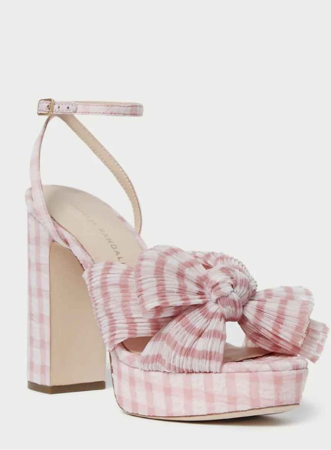 blush pink heels for barbiecore fashion