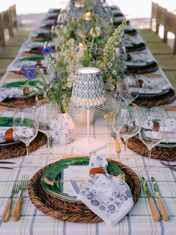 An intimate rehearsal dinner inspired by Ralph Lauren’s timeless chinoiserie style