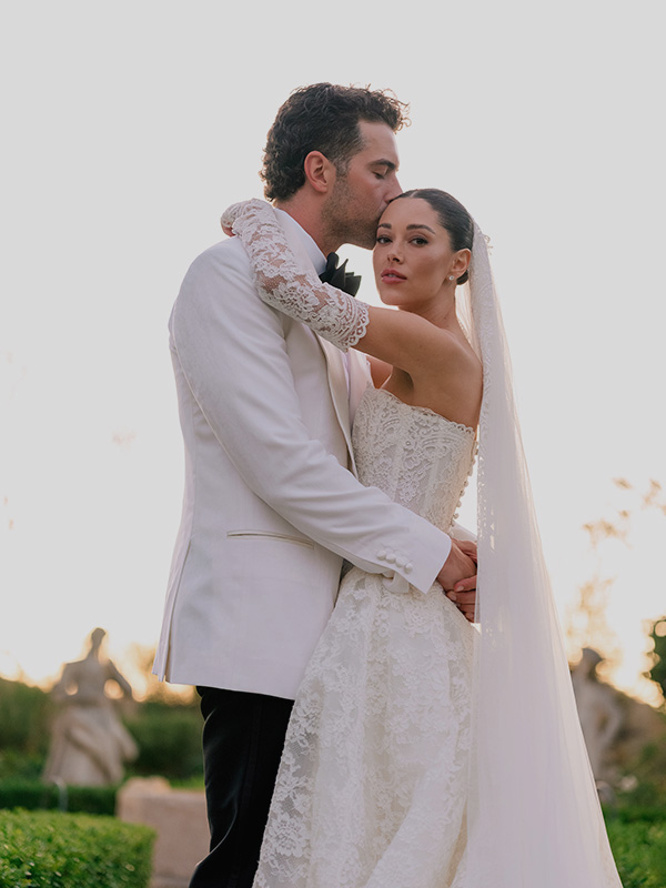 a romantic hilltop ceremony framed by fall wildflowers, followed by a French-inspired reception in L’Orangerie